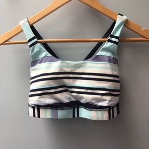 lululemon athletica Intimates & Sleepwear - Lululemon sz 6 multicolor striped sports bra lululemon athletica Intimates & Sleepwear - Lululemon sz 6 multicolor striped sports bra